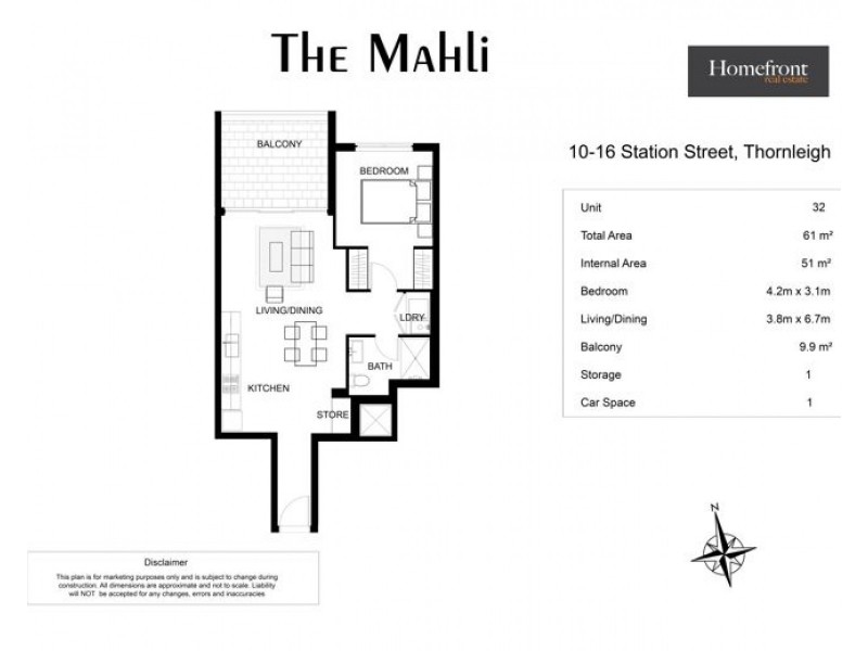Unit 24 10-16 Station Street, Thornleigh NSW 2120 Floorplan
