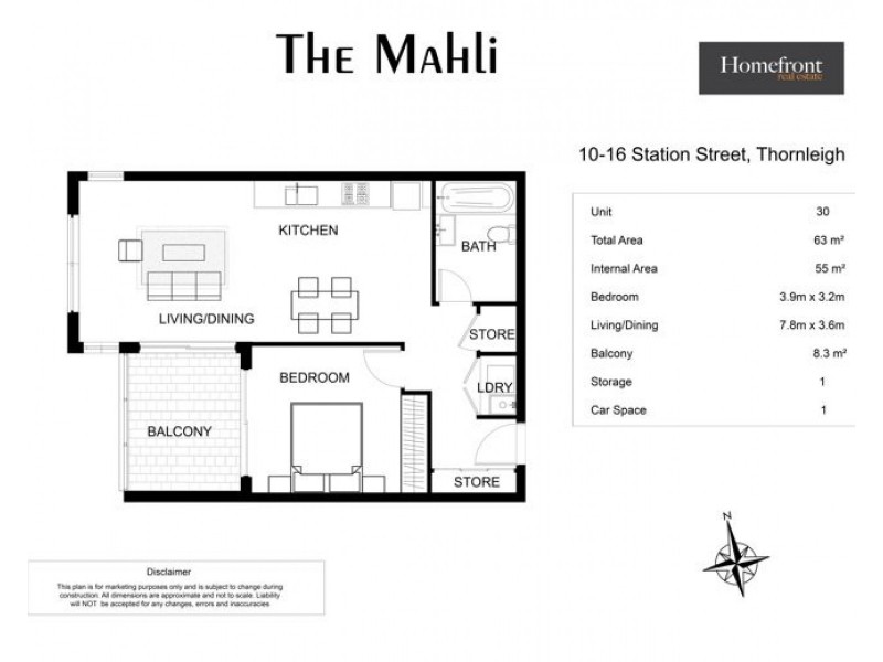 22 10-16 Station Street, Thornleigh NSW 2120 Floorplan