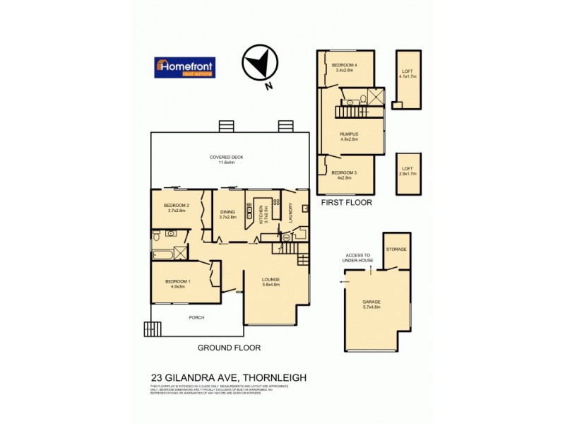 23 Gilgandra Avenue, Thornleigh NSW 2120 Floorplan