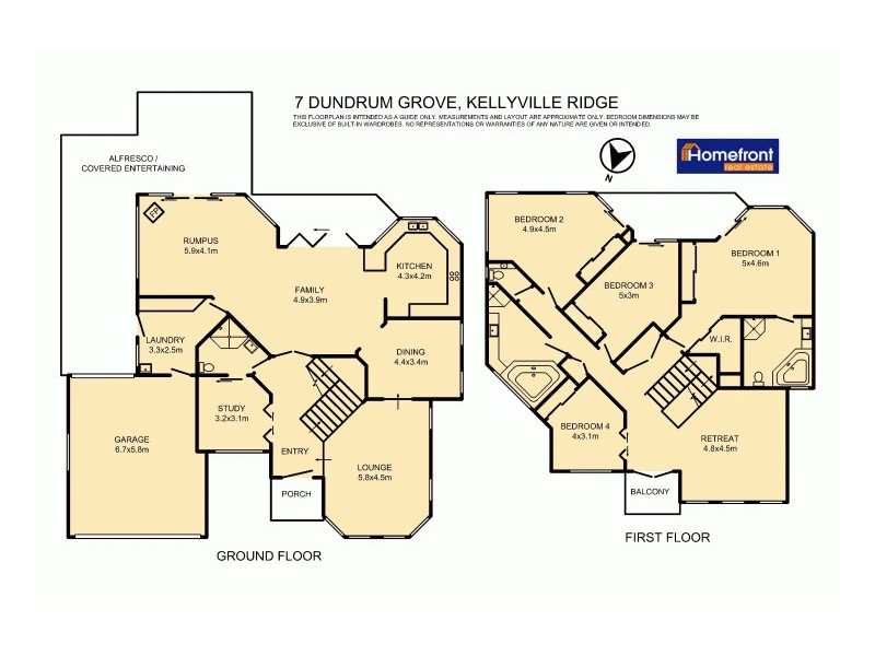 7 Dundrum Grove, Kellyville Ridge NSW 2155 Floorplan