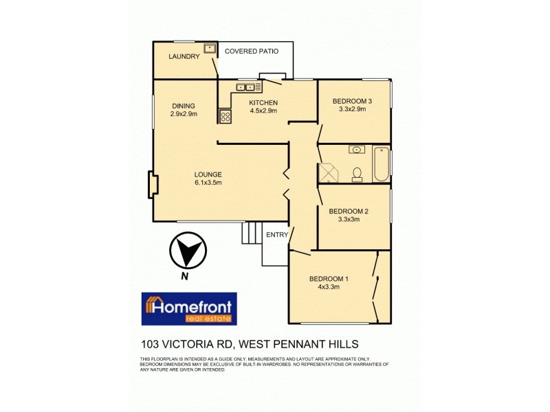 103 Victoria Road, West Pennant Hills NSW 2125 Floorplan