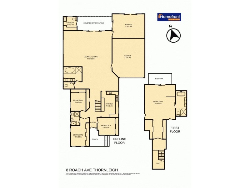8 Roach Avenue, Thornleigh NSW 2120 Floorplan