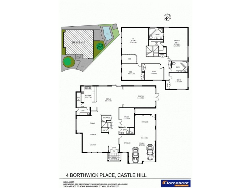 4 Borthwick Place, Castle Hill NSW 2154 Floorplan