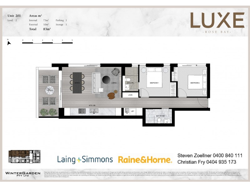 201/637-639 Old South Head Road, Rose Bay NSW 2029 Floorplan