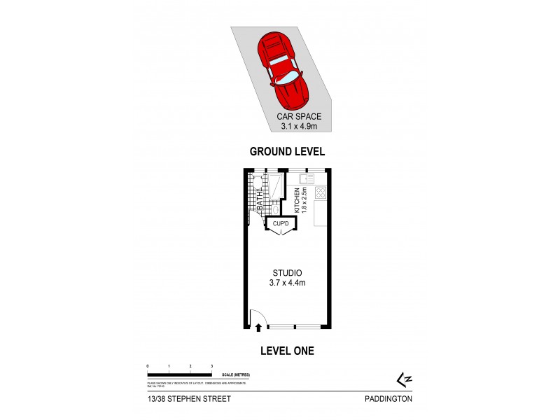 13/38 Stephen Street, Paddington NSW 2021 Floorplan