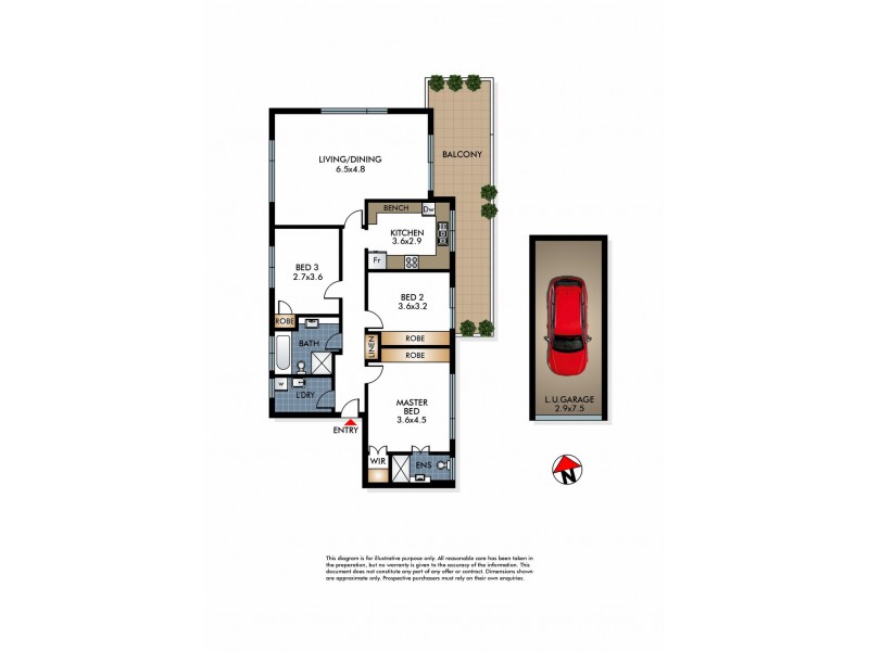 1a/7-9 Clarke Street, Vaucluse NSW 2030 Floorplan