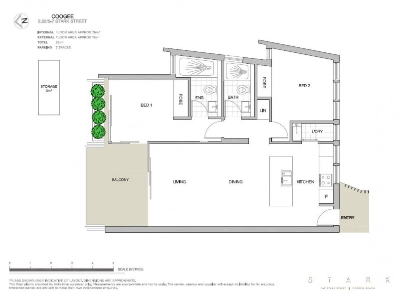 7/5 Stark Street, Coogee NSW 2034 Floorplan