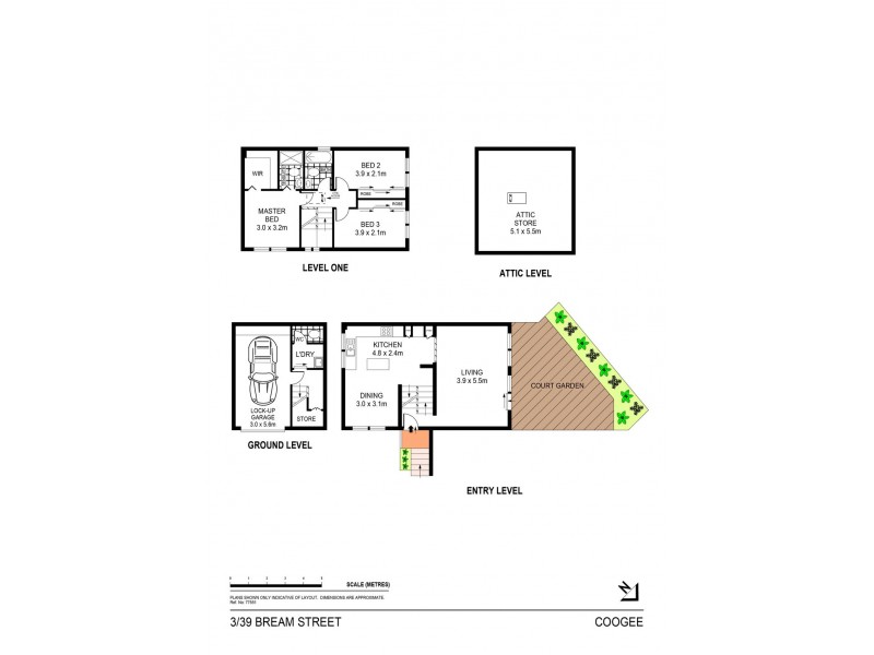 3/39-45 Bream Street, Coogee NSW 2034 Floorplan