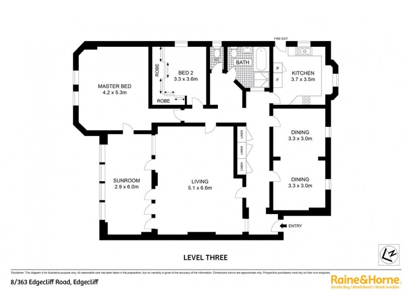 8/363 Edgecliff Road, Edgecliff NSW 2027 Floorplan
