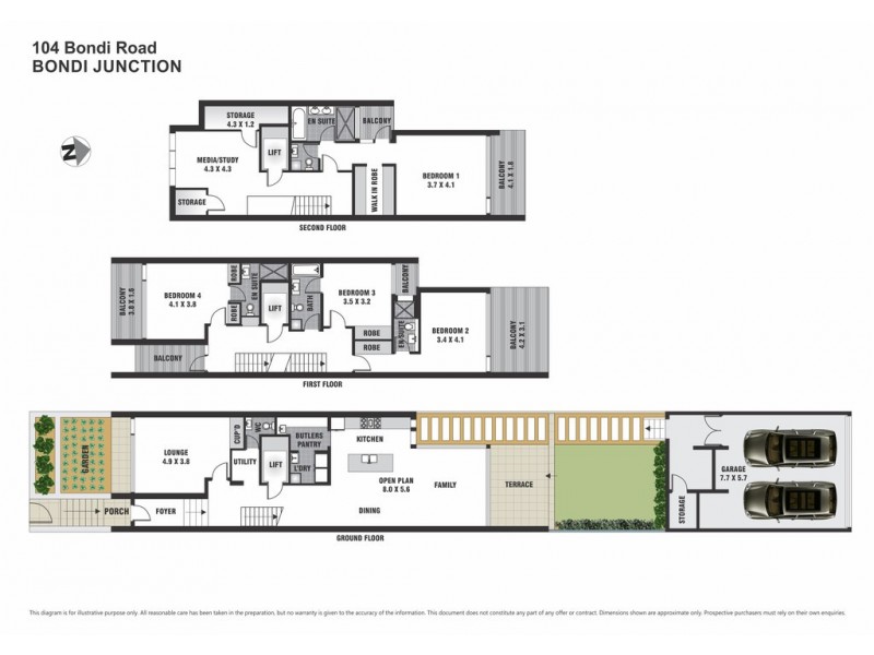 104 Bondi Road, Bondi Junction NSW 2022 Floorplan