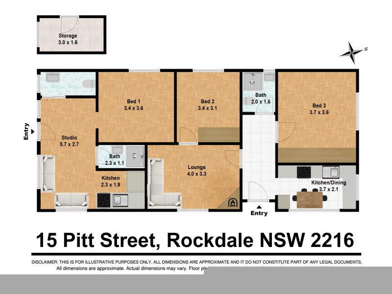 15 Pitt Street, Rockdale NSW 2216 Floorplan
