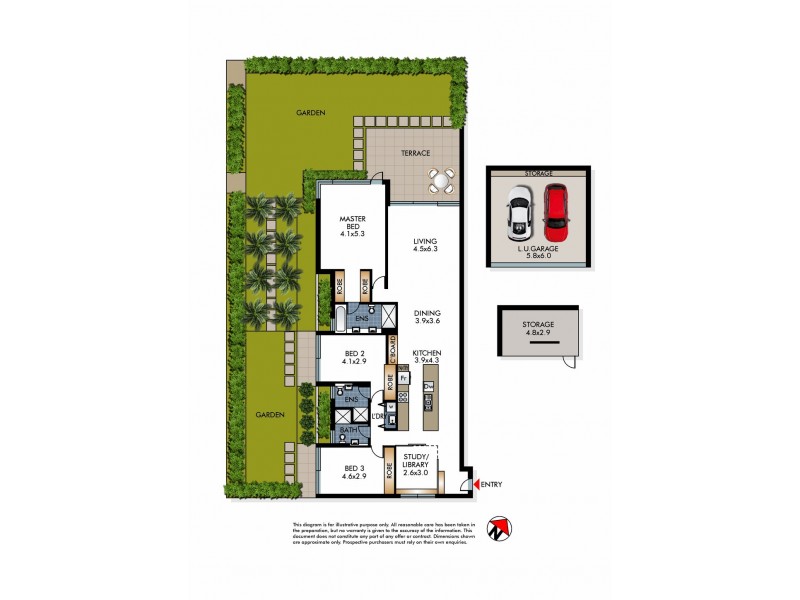 1/2 Ian Street, Rose Bay NSW 2029 Floorplan