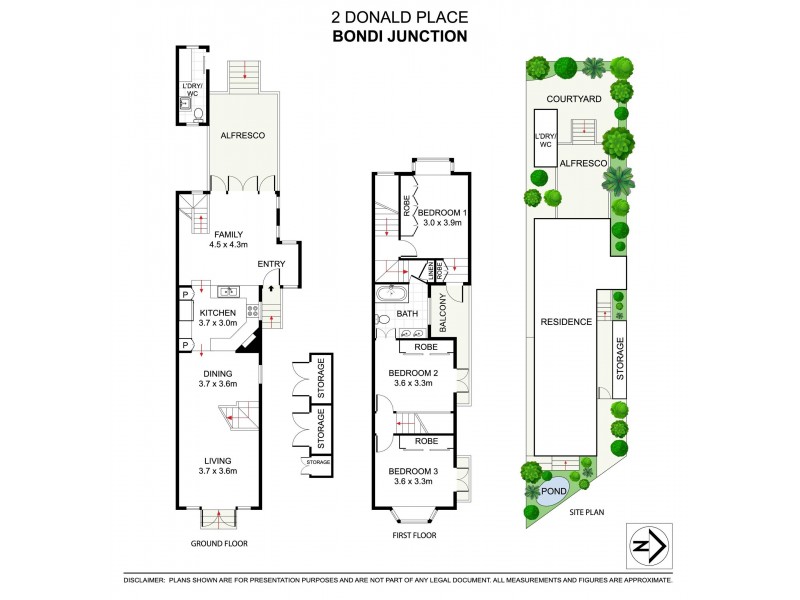 2 Donald Place, Bondi Junction NSW 2022 Floorplan