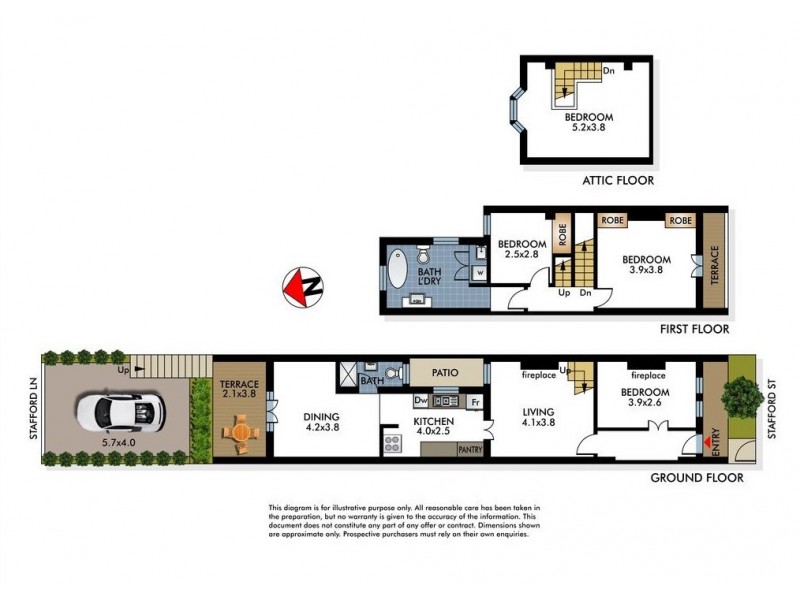18 Stafford Street, Paddington NSW 2021 Floorplan