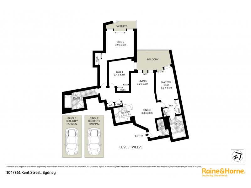 104/361-363 Kent Street, Sydney NSW 2000 Floorplan