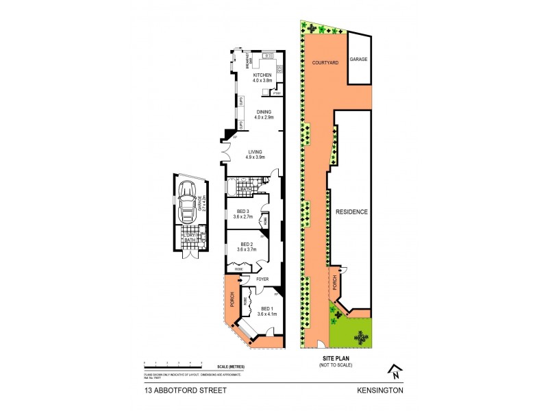 13 Abbotford Street, Kensington NSW 2033 Floorplan