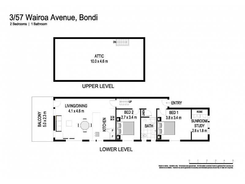 3/57 Wairoa Avenue, North Bondi NSW 2026 Floorplan