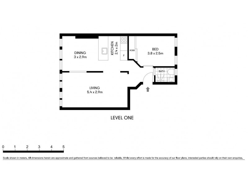 6/103 Cathedral Street, Woolloomooloo NSW 2011 Floorplan