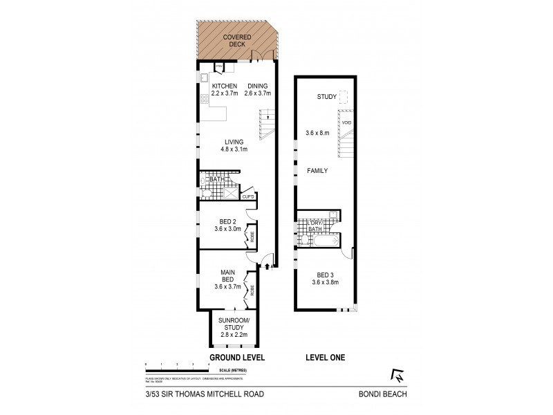 3/53 Sir Thomas Mitchell Road, Bondi Beach NSW 2026 Floorplan