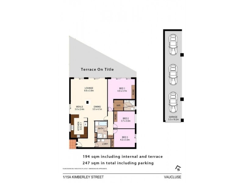 1/15a Kimberley Street, Vaucluse NSW 2030 Floorplan