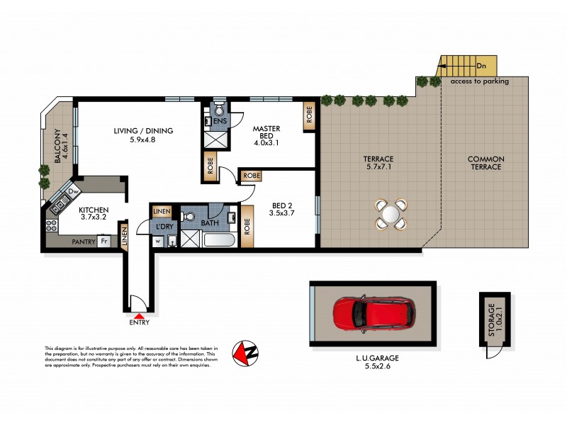 6/285 Bondi Road, Bondi NSW 2026 Floorplan