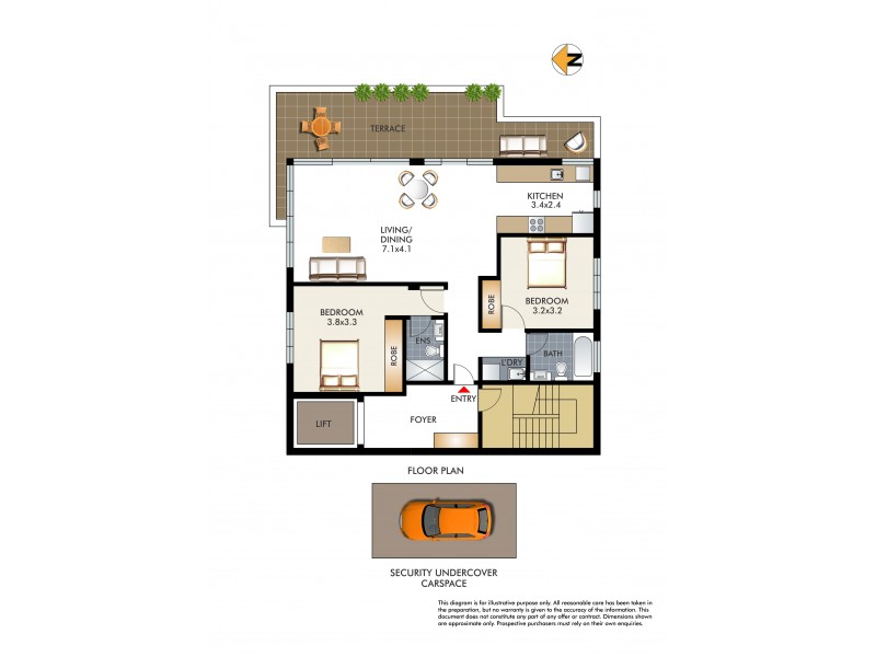 28/64 Penkivil Street, Bondi NSW 2026 Floorplan