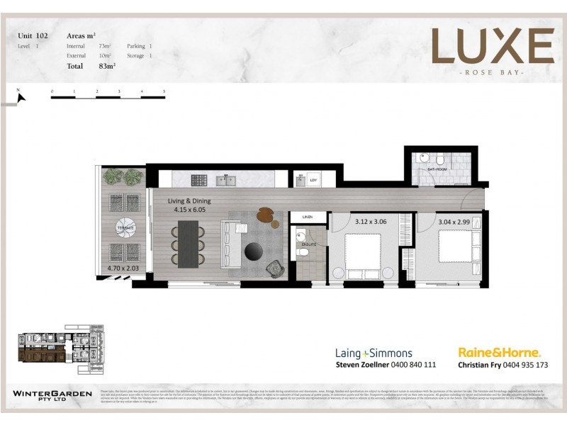 102/637-639 Old South Head Road, Rose Bay NSW 2029 Floorplan