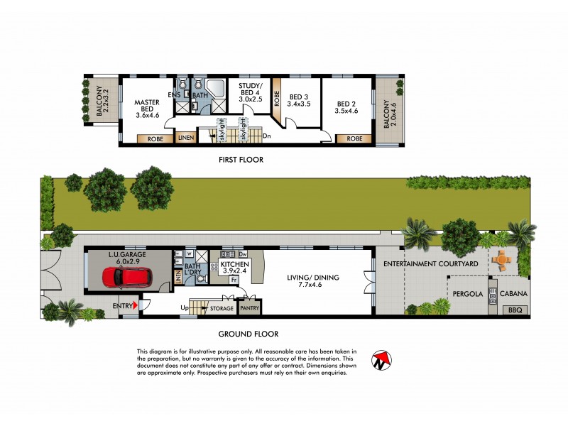2 Herford Street, Botany NSW 2019 Floorplan
