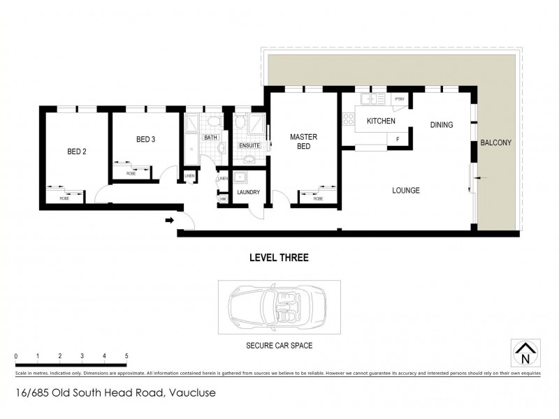 16/685 Old South Head Road, Vaucluse NSW 2030 Floorplan