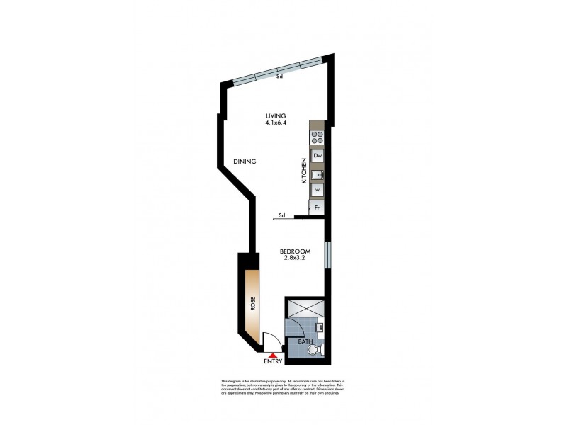 5/5 Campbell Parade, Bondi Beach NSW 2026 Floorplan