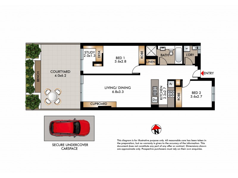 8/107 Macpherson Street, Bronte NSW 2024 Floorplan