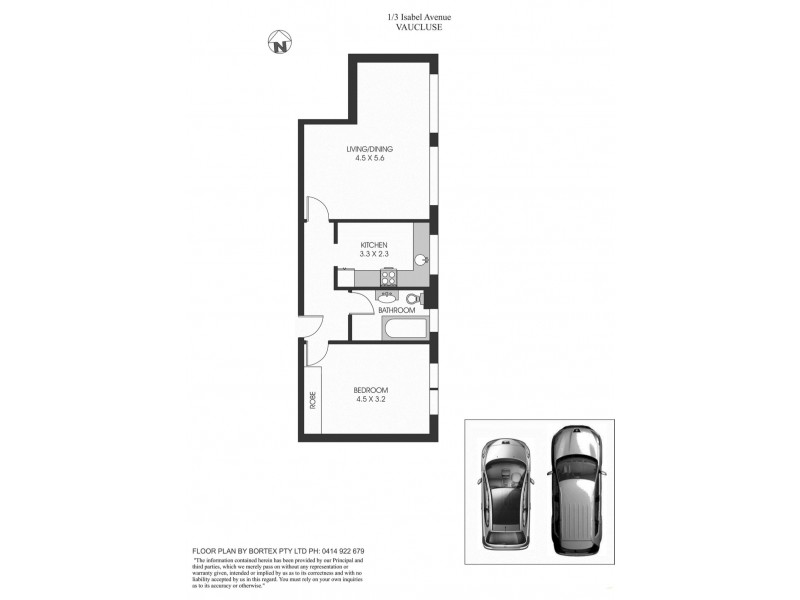 1/3 Isabel Avenue, Vaucluse NSW 2030 Floorplan