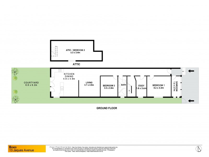 13 Jaques Avenue, Bondi Beach NSW 2026 Floorplan