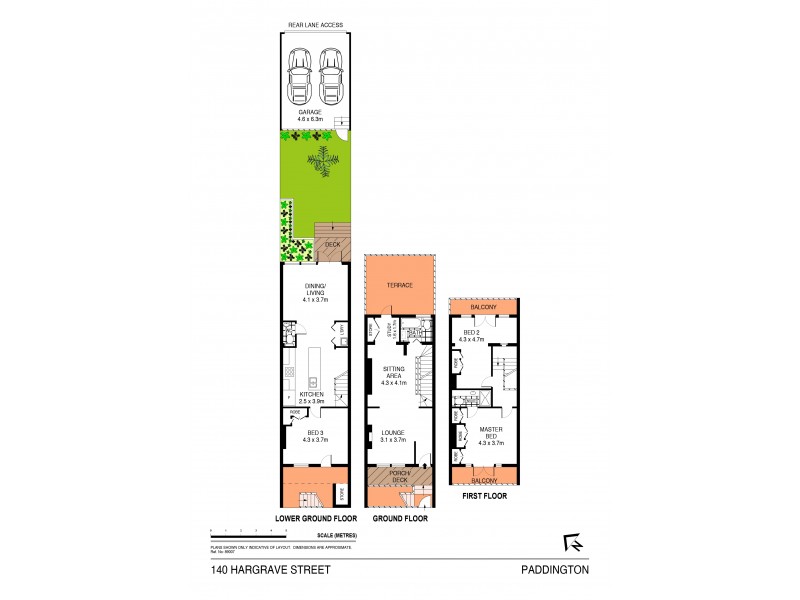 140 Hargrave Street, Paddington NSW 2021 Floorplan