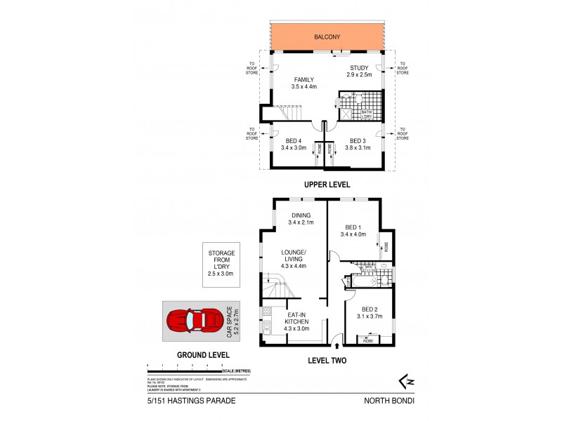 5/151 Hastings Parade, North Bondi NSW 2026 Floorplan