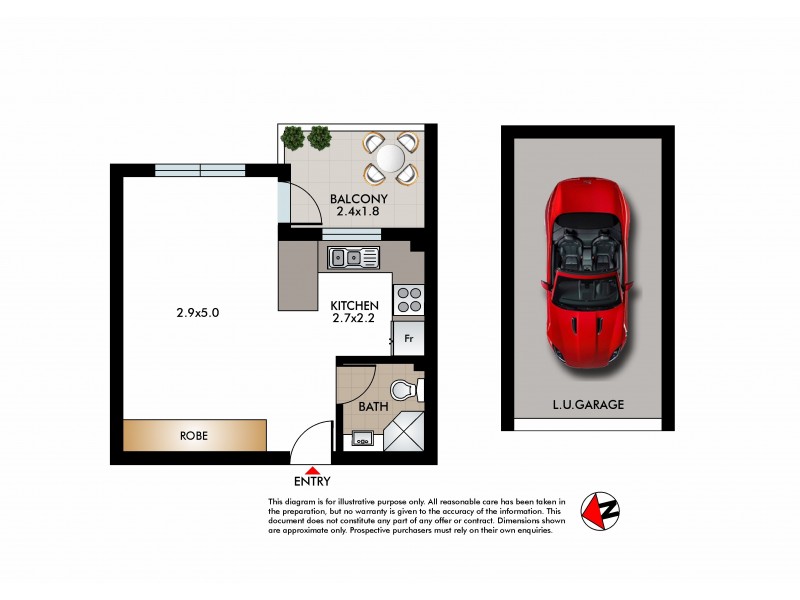 713/212 Bondi Road, Bondi NSW 2026 Floorplan