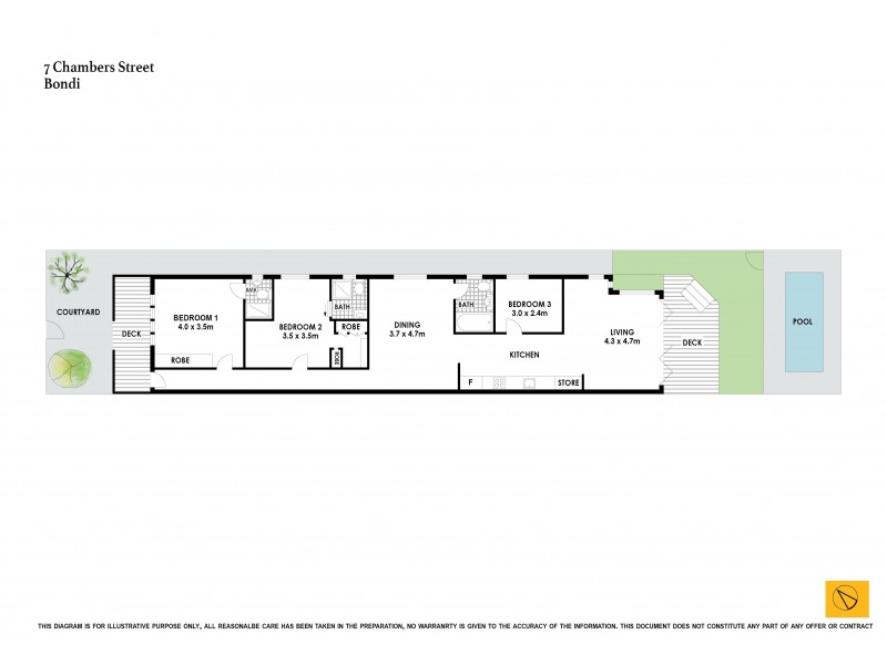 7 Chambers Avenue, Bondi Beach NSW 2026 Floorplan