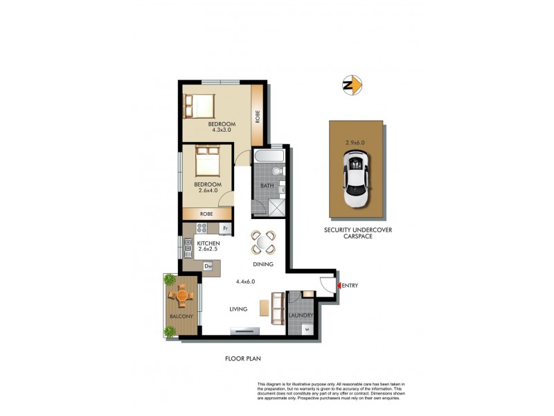 2C/39-41 Penkivil Street, Bondi NSW 2026 Floorplan