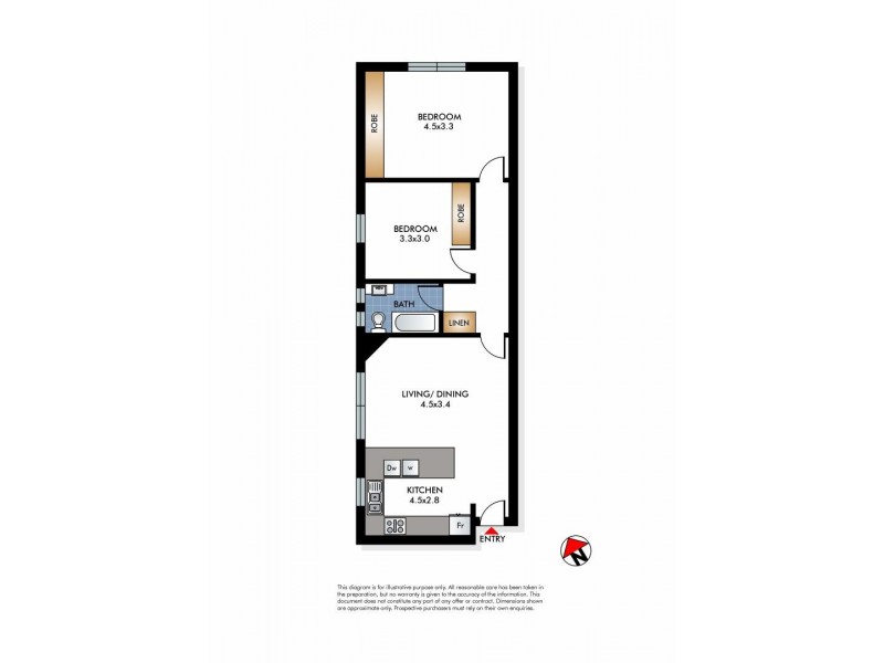 3/76 Curlewis Street, Bondi Beach NSW 2026 Floorplan