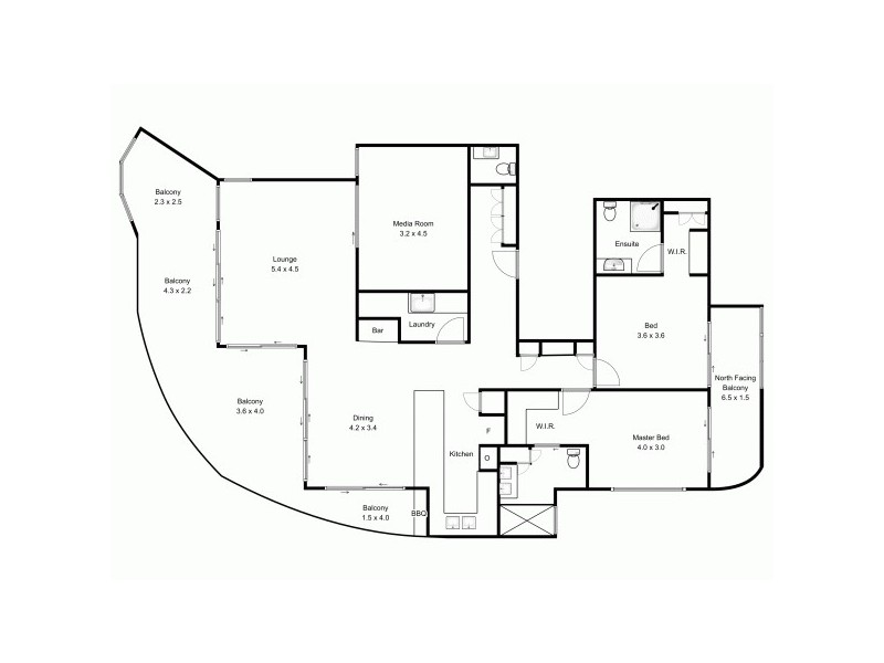 2/2 Hill Street, Rainbow Bay QLD 4225 Floorplan