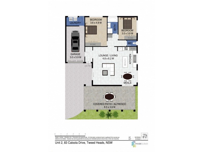 2/83 Caloola Drive, Tweed Heads NSW 2485 Floorplan