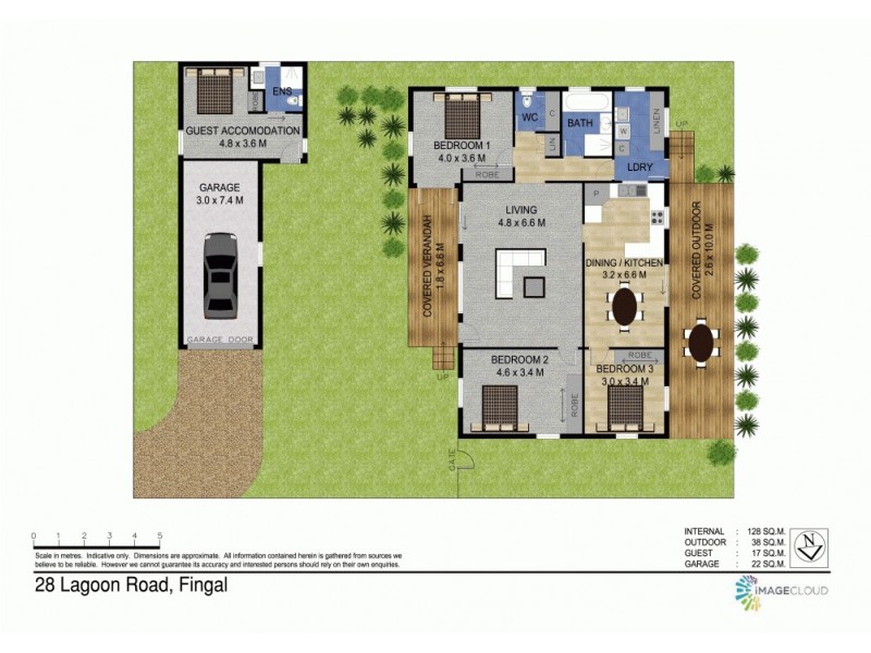 28 Lagoon Road, Fingal Head NSW 2487 Floorplan