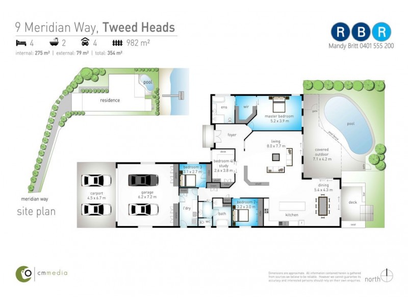 9 Meridian Way, Tweed Heads NSW 2485 Floorplan