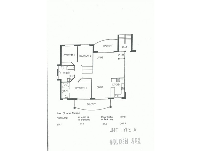 13/261 Golden Four Drive, Bilinga QLD 4225 Floorplan