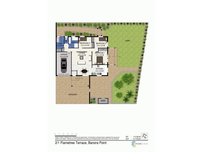 2/1 Flametree Terrace, Banora Point NSW 2486 Floorplan