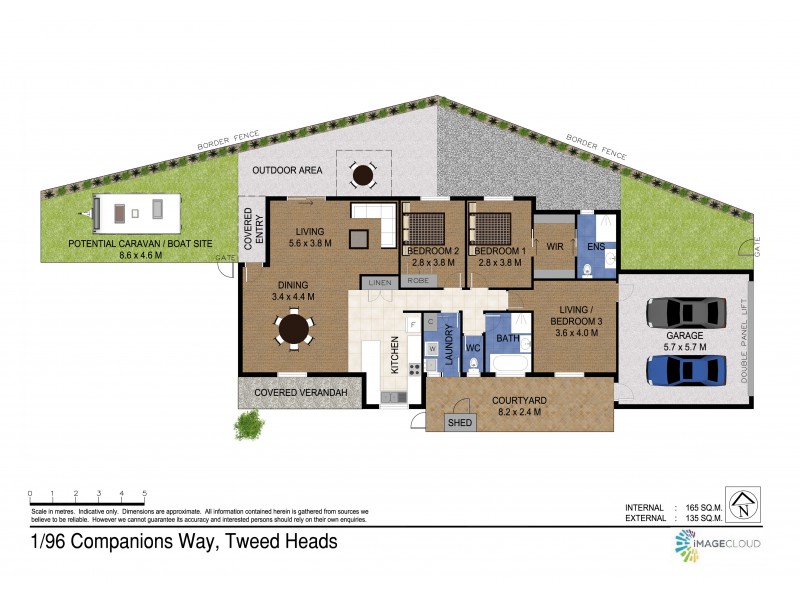 1/96 Companion Way, Tweed Heads NSW 2485 Floorplan