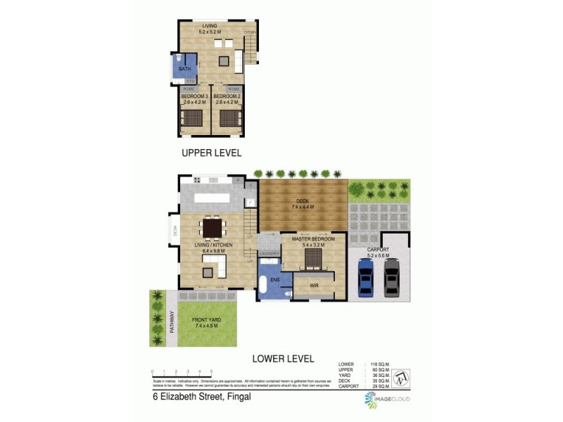 6 Elizabeth Street, Fingal Head NSW 2487 Floorplan