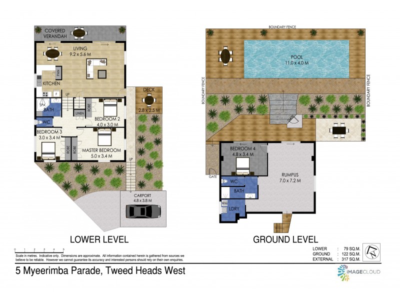5 Myeerimba Parade, Tweed Heads West NSW 2485 Floorplan