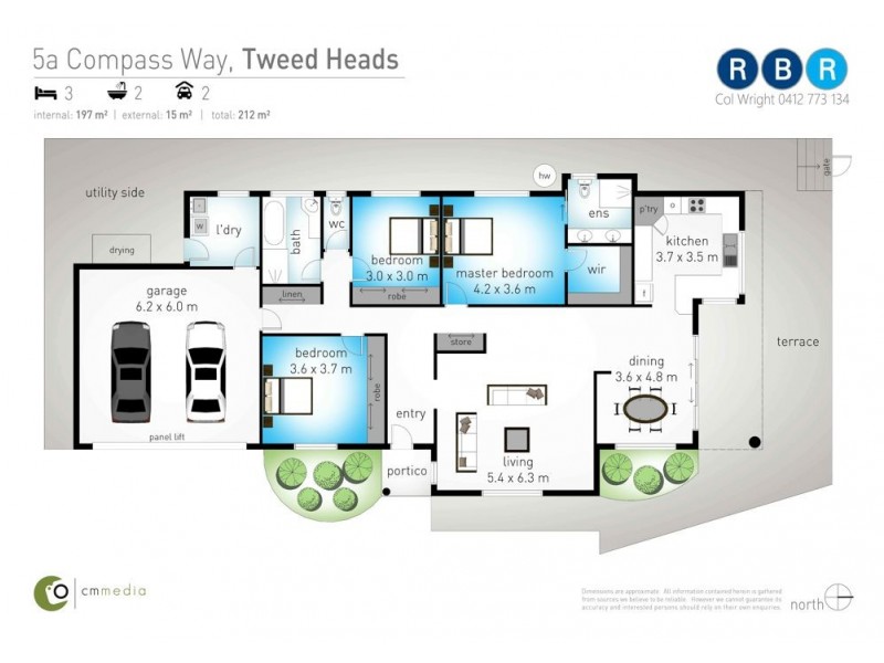 5A Compass Way, Tweed Heads NSW 2485 Floorplan