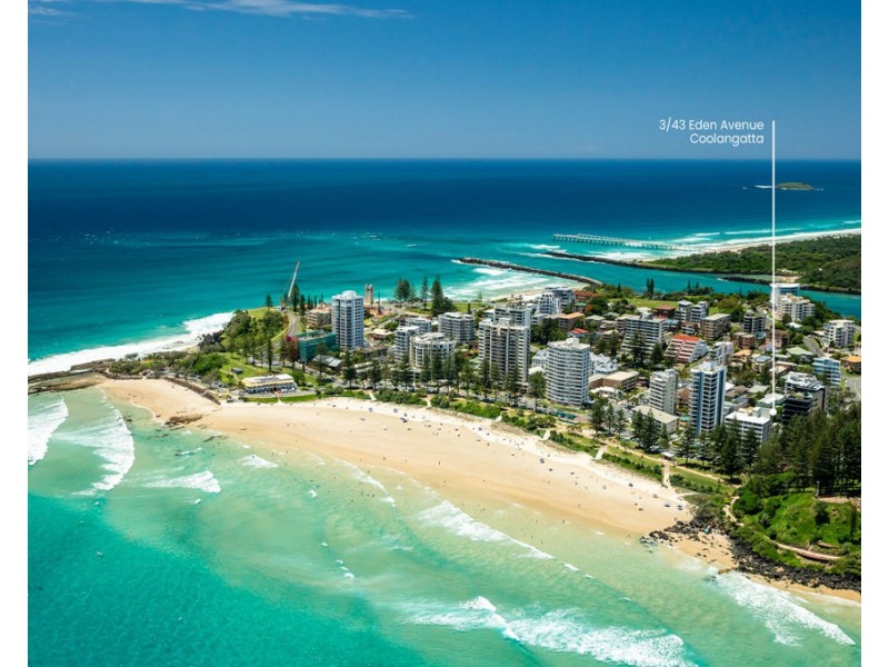 3/43 Eden Avenue, Coolangatta QLD 4225
